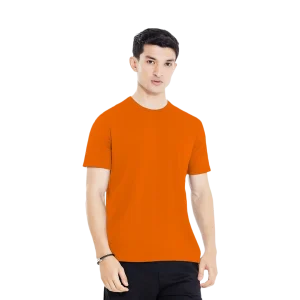 roundneck_poloshirt_halfsleeves_orange
