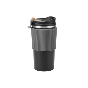 Coffee Mug Ribbed Rubber Grip in Middle