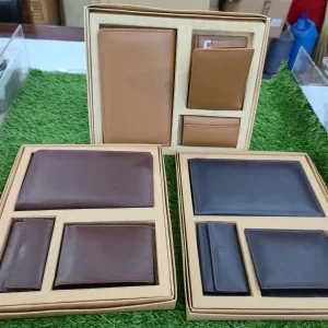 3 piece Leather Gift set